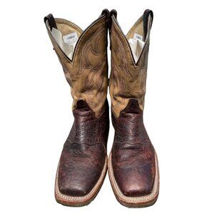 Double H Two-Tone Leather Cowboy Boots